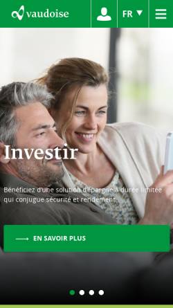 Vorschau der mobilen Webseite www.vaudoise.ch, Vaudoise Versicherungen