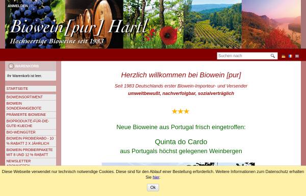 Vorschau von www.biowein-pur.de, Biowein [pur]