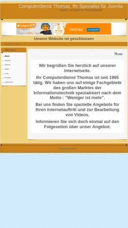Vorschau der mobilen Webseite www.dieterthomas.de, Computerdienst Dieter Thomas