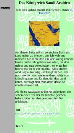 Vorschau der mobilen Webseite www.ulliswelt.com, Das Königreich Saudi-Arabien [Ulrich Hoffmann]