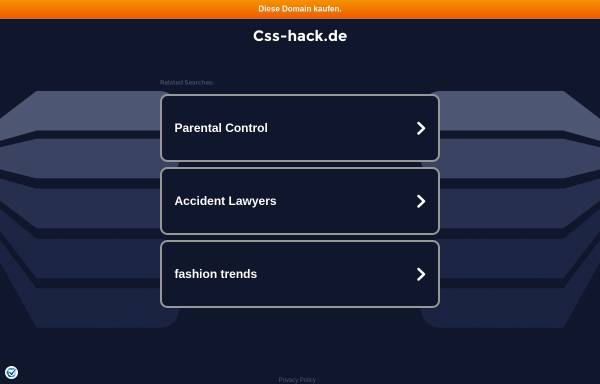 Vorschau von www.css-hack.de, CSS Hack