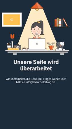 Vorschau der mobilen Webseite www.absurd-clothing.de, Absurd-Clothing