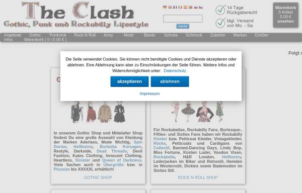 Vorschau von www.the-clash.de, The Clash