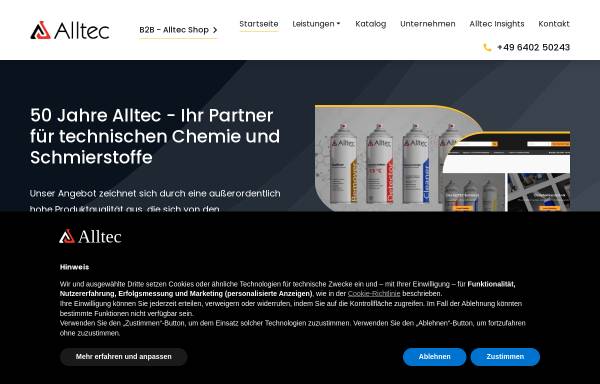 Vorschau von www.alltec.biz, Alltec GmbH