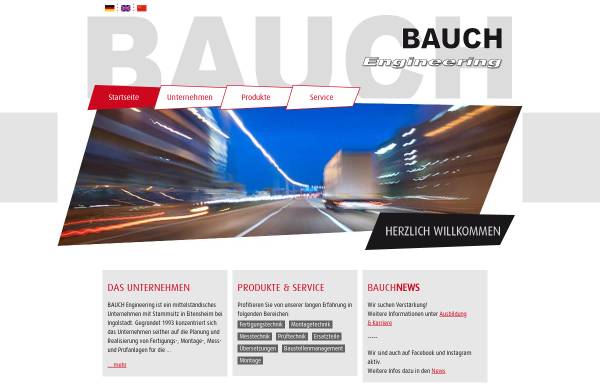 Vorschau von www.bauch.biz, Bauch Engineering GmbH & Co. KG