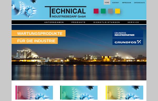 Vorschau von www.technical.de, Technical Industriebedarf GmbH