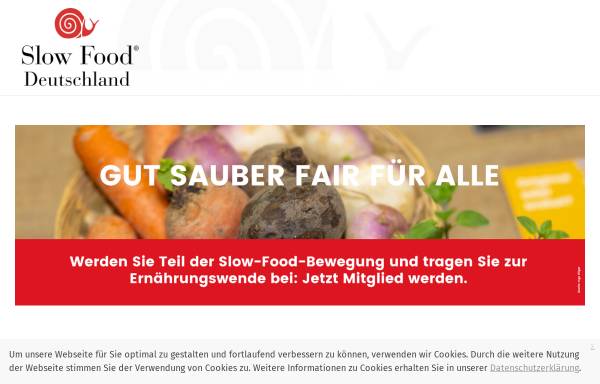 Vorschau von www.slowfood.de, Slow Food Deutschland e.V.