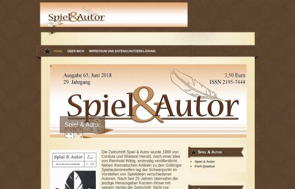 Vorschau von www.spiel-und-autor.de, Spiel & Autor