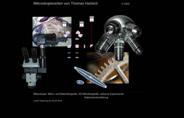 Mikroskopieseiten von Thomas Harbich