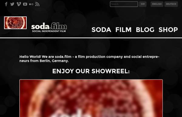 Vorschau von www.sodafilm.de, soda.film