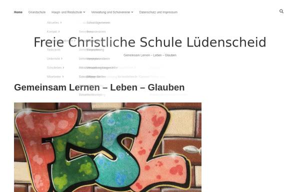 Vorschau von www.fcsl.de, Freie Christliche Schule Lüdenscheid e.V.