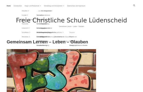 Vorschau von www.fcsl.de, Freie Christliche Schule Lüdenscheid e.V.