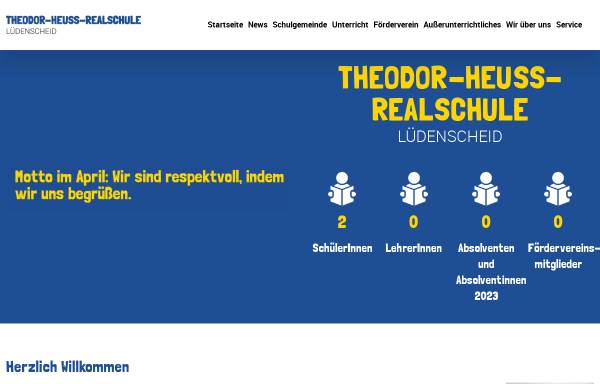 Vorschau von www.thr-lued.de, Theodor-Heus-Realschule
