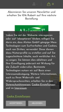 Vorschau der mobilen Webseite alsiroyal.de, Alsitan GmbH & Co. KG