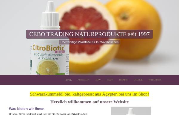 Vorschau von www.citrobiotic.ch, Citrobiotic