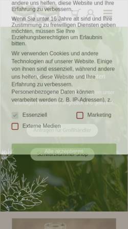 Vorschau der mobilen Webseite www.sasamed.de, Sasa-Med GmbH