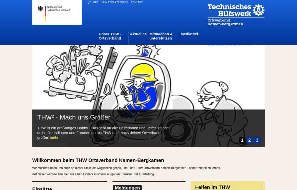 Vorschau von www.thw-jugend-kamen-bergkamen.de, THW-Jugend Kamen-Bergkamen