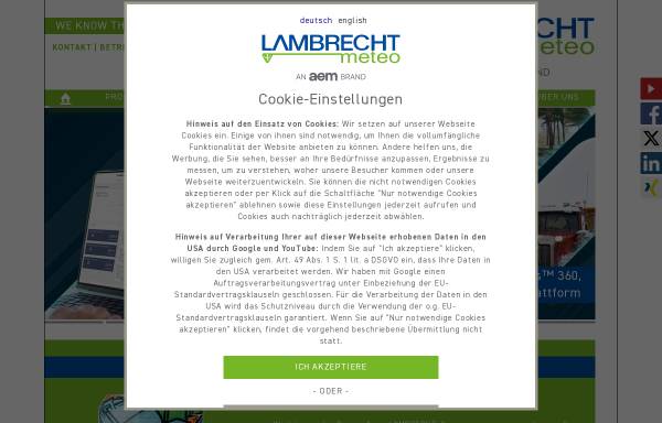 Vorschau von www.lambrecht.net, Wilh. Lambrecht GmbH