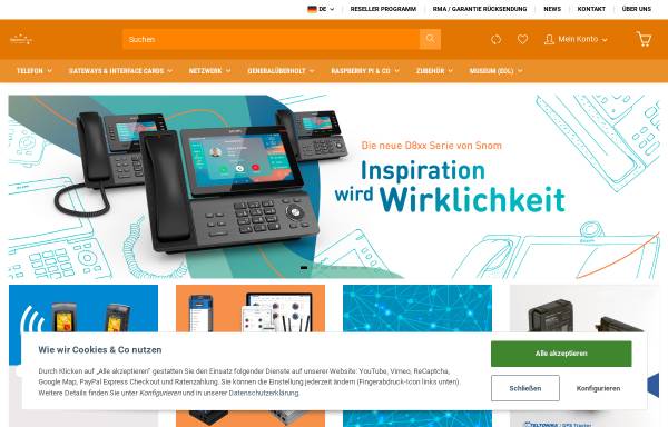 Vorschau von www.voipphones.de, VoIPphones.de