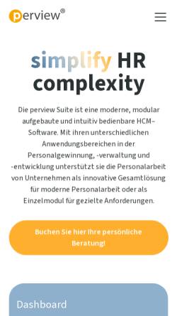 Vorschau der mobilen Webseite www.vision-values.de, Vision und Values Corporate Consulting GmbH