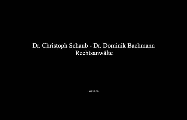 Vorschau von www.schaub-bachmann.ch, Schaub und Bachmann Rechtsanwälte