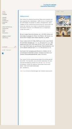 Vorschau der mobilen Webseite www.injoest.ac.at, Institut für Geschichte der Juden in Österreich