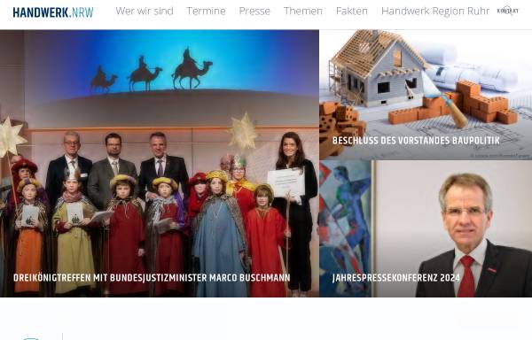 Vorschau von www.nwht.de, Nordrhein-Westfälischer Handwerkstag