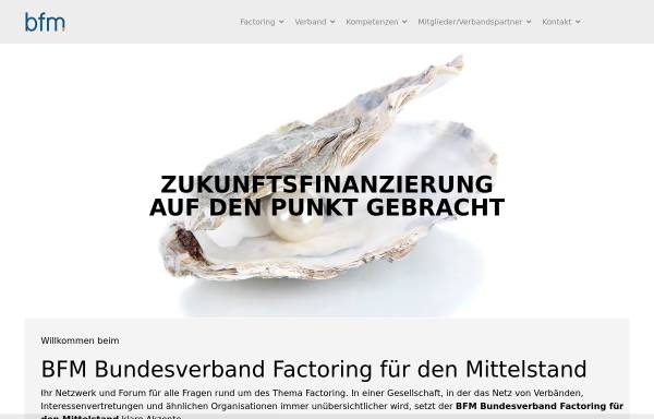 Vorschau von www.bundesverband-factoring.de, Bundesverband Factoring für den Mittelstandstand