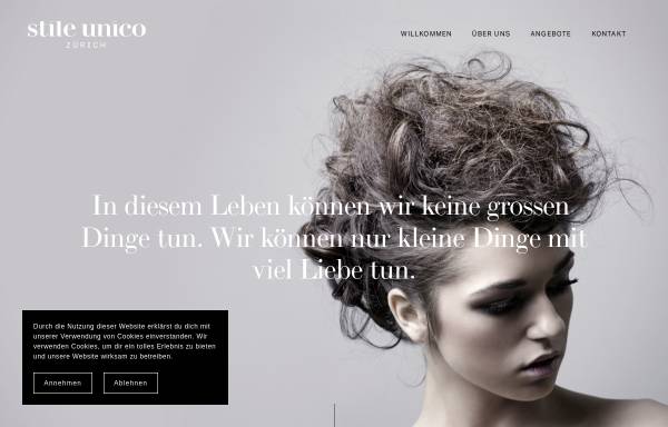 Vorschau von www.stileunico.ch, Stile Unico Hair & Nails Design