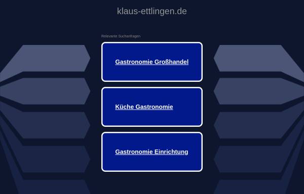 Vorschau von www.klaus-ettlingen.de, Klaus Großküchen GmbH