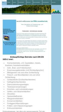 Vorschau der mobilen Webseite www.otto-umwelttechnik.de, Otto Umwelttechnik, Inh. Inh. Klaus Oehling