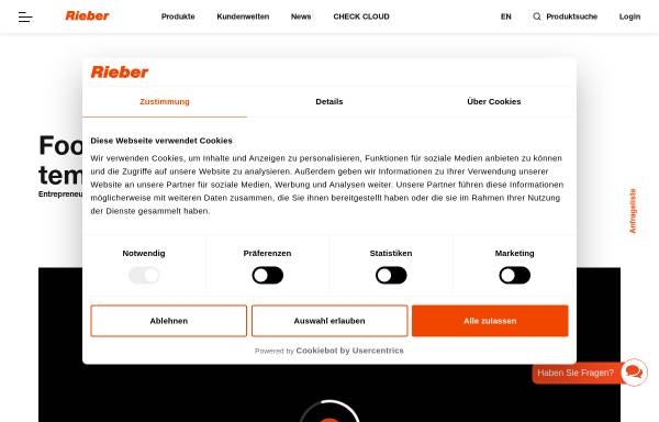Vorschau von rieber.systems, Rieber GmbH & Co. KG