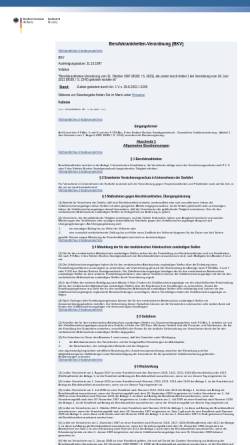 Vorschau der mobilen Webseite www.gesetze-im-internet.de, Die Berufskrankheitenverordnung (BKV)