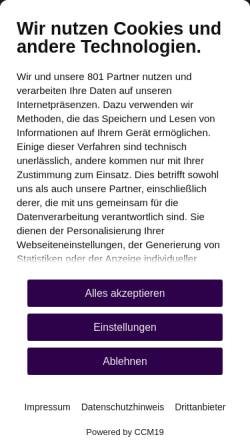 Vorschau der mobilen Webseite www.referatschleuder.de, Referatschleuder