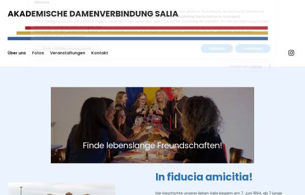 Vorschau von www.salia-wuerzburg.de, Akademische Damenverbindung Salia zu Würzburg