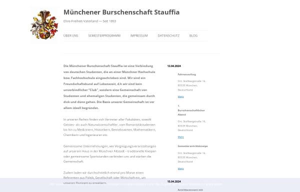 Vorschau von www.mb-stauffia.de, Stauffia München