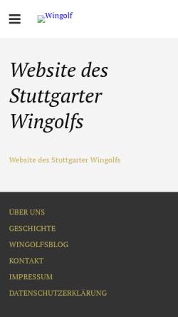 Vorschau der mobilen Webseite www.wingolf.org, Stuttgarter Wingolf