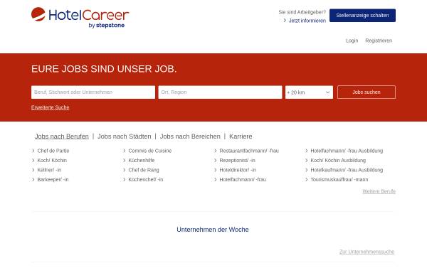 Vorschau von www.hotel-career.de, hotelcareer