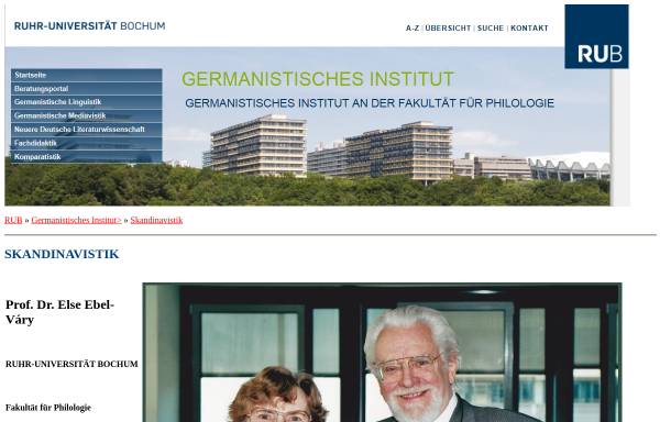 Ruhr-Universität Bochum - Sektion Skandinavistik