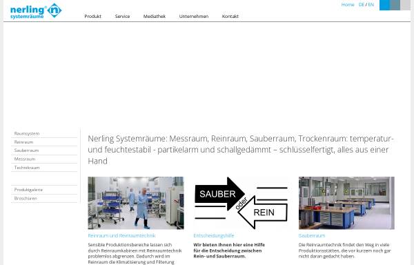 Vorschau von nerling.de, Nerling GmbH Systemräume