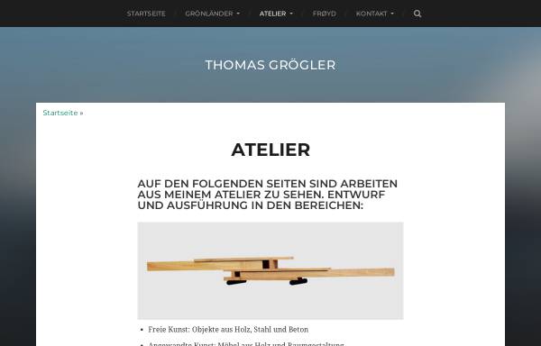 Vorschau von www.groegler-atelier.de, Grögler, Thomas