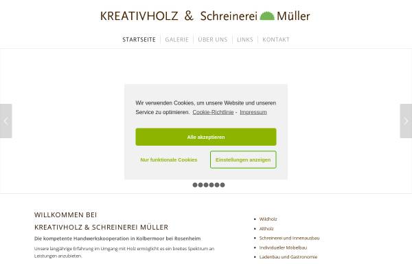 Vorschau von www.kreativholz.com, Hübner, Georg