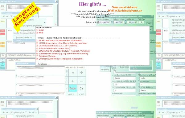 Vorschau von www.rendar.de, Rendar's Excel Tipps