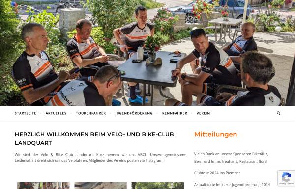 Vorschau von www.vbclandquart.ch, VC Velo und Bike Club Landquart