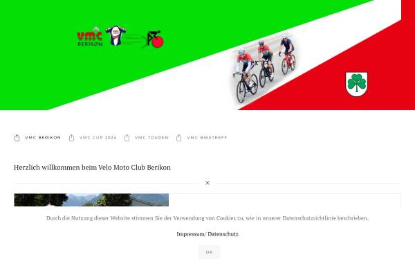 Vorschau von www.vmc-berikon.ch, Velo- und Moto Club Berikon