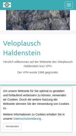 Vorschau der mobilen Webseite www.veloplausch.net, Veloplausch Haldenstein