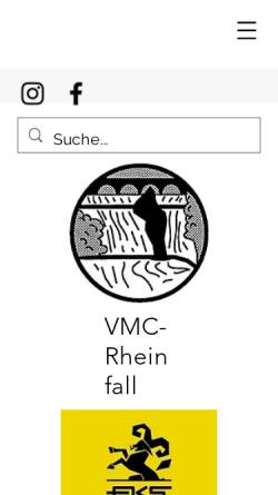 Vorschau der mobilen Webseite www.vmc-rheinfall.ch, VMC Rheinfall