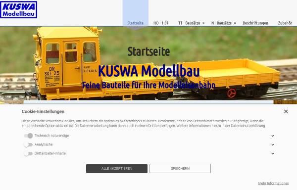 Vorschau von www.kuswa.de, Kuswa Modellbau, Gerd Kuswa