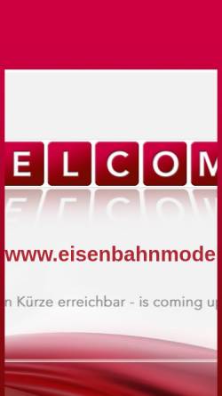 Vorschau der mobilen Webseite www.eisenbahnmodelle.com, SEACOM GmbH