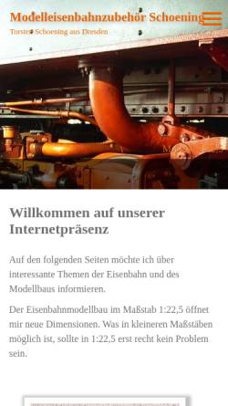 Vorschau der mobilen Webseite ts.spur-ii.de, Spur-II,Torsten Schoening